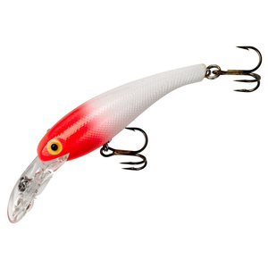 Cotton Cordell Wally Diver Crankbait - White Red Head, 1/4oz, 2-1/2in, 6-8ft