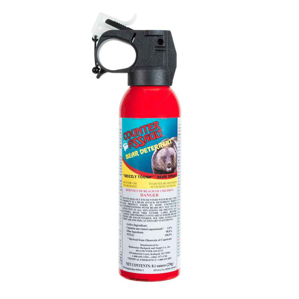Counter Assault Bear Spray w/ Belt Holster Counter Assault Bear Spray w/ Belt Holster
