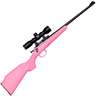 Crickett Compact Blued Bolt Action Rifle - 22 Long Rifle - 16.12in - Pink