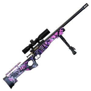 Crickett KSA2148 Precision Compact Muddy Girl Package Bolt Action Rifle- 22 LR - 16.13in