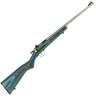 Crickett Blue Laminate Stock Stainless Compact Rifle - 22 Long Rifle - Blue