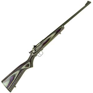 Crickett Purple Laminate Stock Blued Compact Rifle - 22 Long Rifle