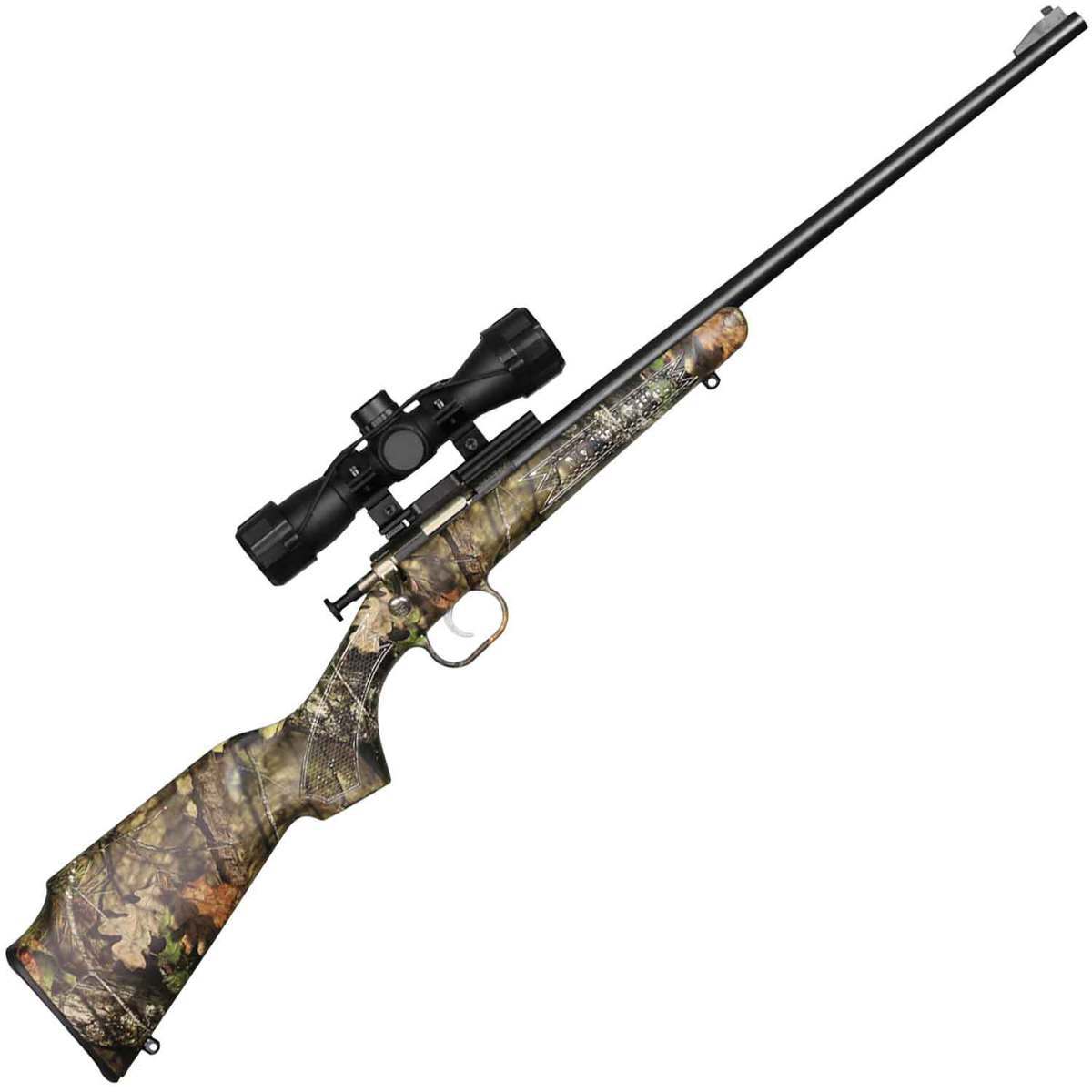 Crickett Mossy Oak Break-Up With Scope Package Single Shot Rifle - 22 Long Rifle Crickett Mossy Oak Break-Up With Scope Package Single Shot Rifle - 22 Long Rifle