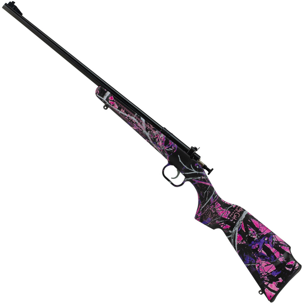Crickett Muddy Girl With Scope Package Blued Single Shot Rifle - 22 Long Rifle Crickett Muddy Girl With Scope Package Blued Single Shot Rifle - 22 Long Rifle