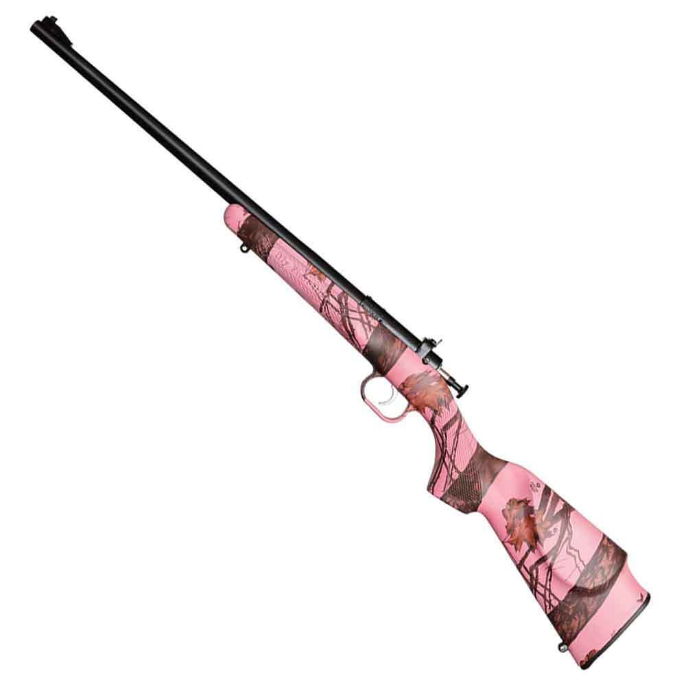 Crickett Synthetic Stock Compact Mossy Oak Break-Up Pink Camo/Blued ...