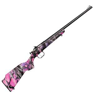 Crickett Synthetic Stock Compact Muddy Girl Camo/Blued Bolt Action Rifle -