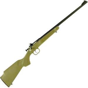 Crickett Synthetic Stock Compact Desert Tan Synthetic Blued Bolt Action Rifle -