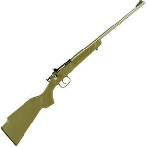 Crickett Synthetic Stock 22 Long Rifle Desert TanStainless Steel Bolt Action Rifle  161in