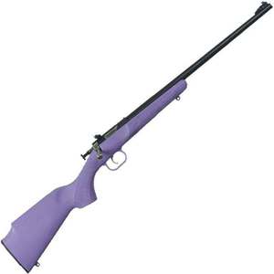 Crickett Synthetic Stock Compact Purple Blued Bolt Action Rifle - 22 Long Rifle - 16.1in
