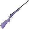 Crickett Synthetic Stock Compact Purple Blued Bolt Action Rifle - 22 Long Rifle - 16.1in