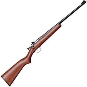 Crickett Synthetic Stock Compact American Walnut/Blued Bolt Action Rifle -