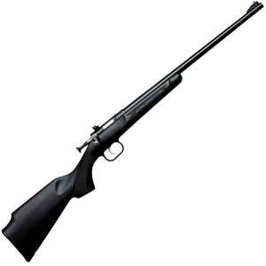 Crickett Synthetic Stock Compact Black/Blued Bolt Action Rifle - 22 Long Rifle - 16.1in