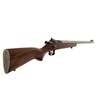 Crickett Wood Stock Compact Walnut/Stainless Bolt Action Rifle - 22 Long Rifle - 16.1in