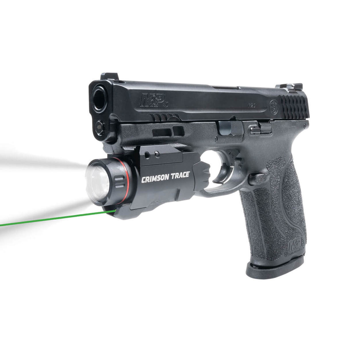 Crimson Trace CMR-207G Rail Master Pro Green Laser Universal Sight And Tactical Light - Black - Black Crimson Trace CMR-207G Rail Master Pro Green Laser Universal Sight And Tactical Light - Black - Black