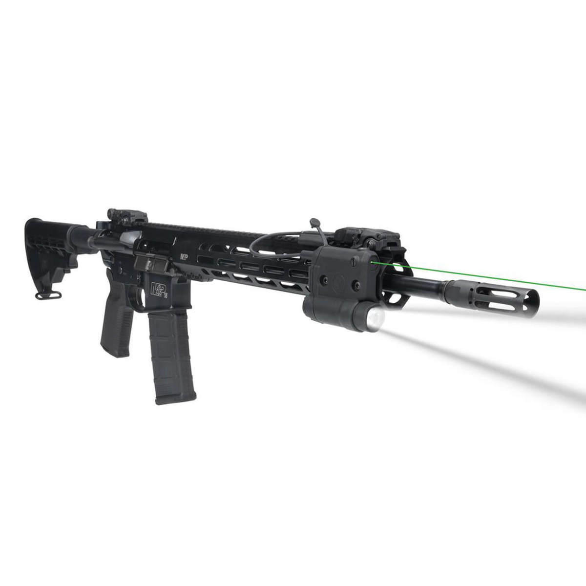 Crimson Trace CMR-301 Rail Master Pro Green Laser Rifle Sight And Tactical Light System - Black - Black Crimson Trace CMR-301 Rail Master Pro Green Laser Rifle Sight And Tactical Light System - Black - Black