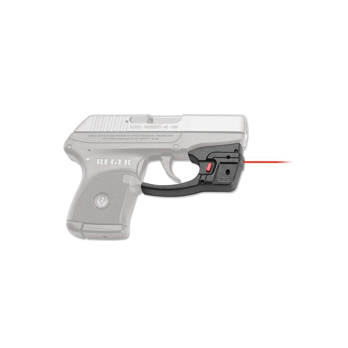 Crimson Trace DS-122 Defender Series Accu-Guard Ruger LCP Laser Sight - Red - Black Crimson Trace DS-122 Defender Series Accu-Guard Ruger LCP Laser Sight - Red - Black