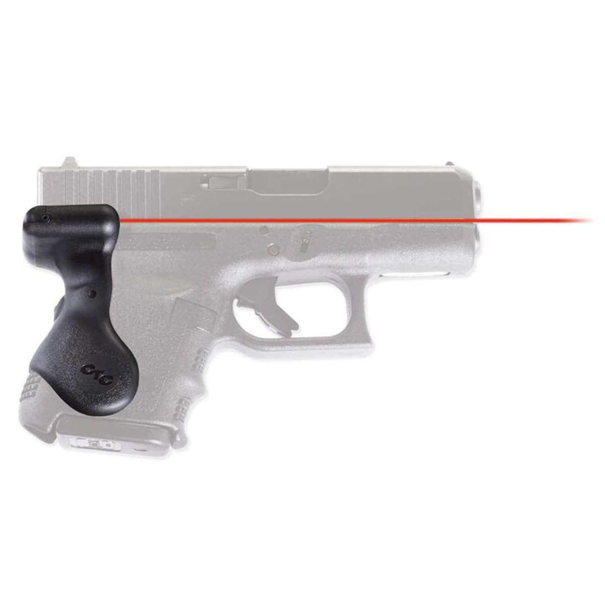 Crimson Trace Glock Gen3 26/27/28/33/39 Red Lasergrips - Black - Black Crimson Trace Glock Gen3 26/27/28/33/39 Red Lasergrips - Black - Black