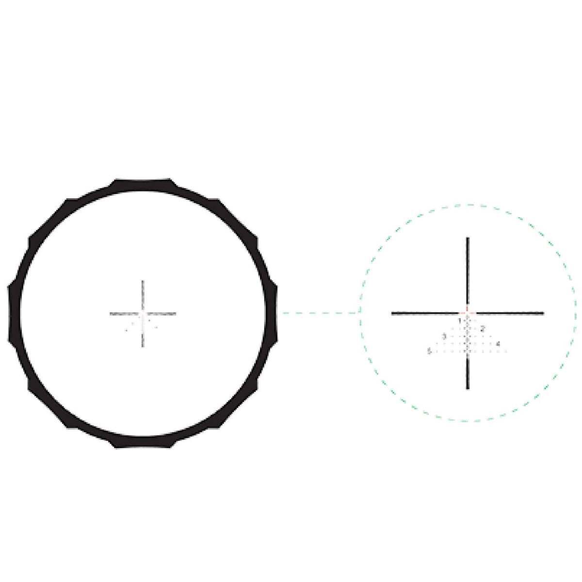 Crimson Trace Hardline 1-6x 24mm Rifle Scope - CT TR1-MIL - Black Crimson Trace Hardline 1-6x 24mm Rifle Scope - CT TR1-MIL - Black