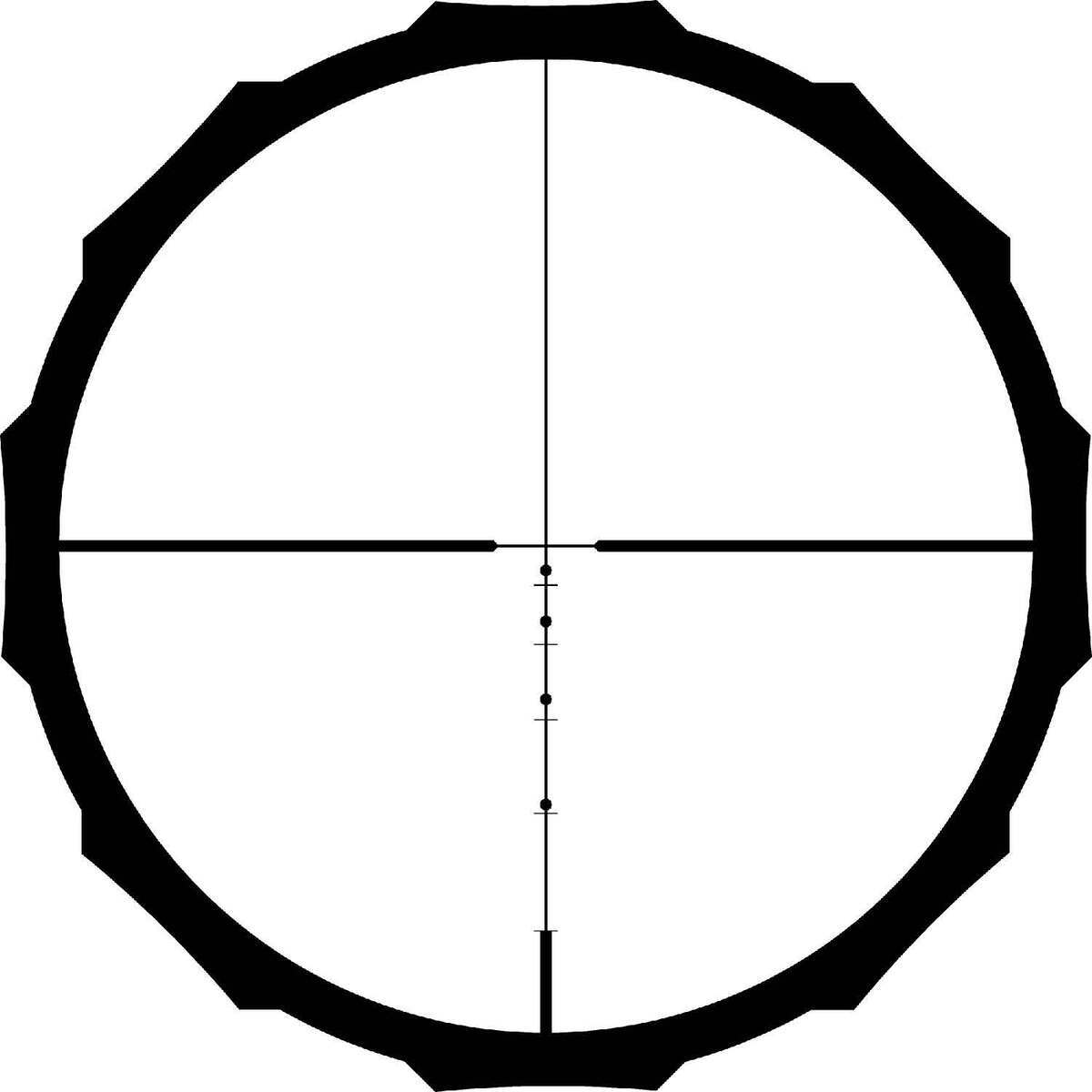 Crimson Trace Hardline 2-7x 32mm Rifle Scope - CT Custom BDC Blackout - Black Crimson Trace Hardline 2-7x 32mm Rifle Scope - CT Custom BDC Blackout - Black