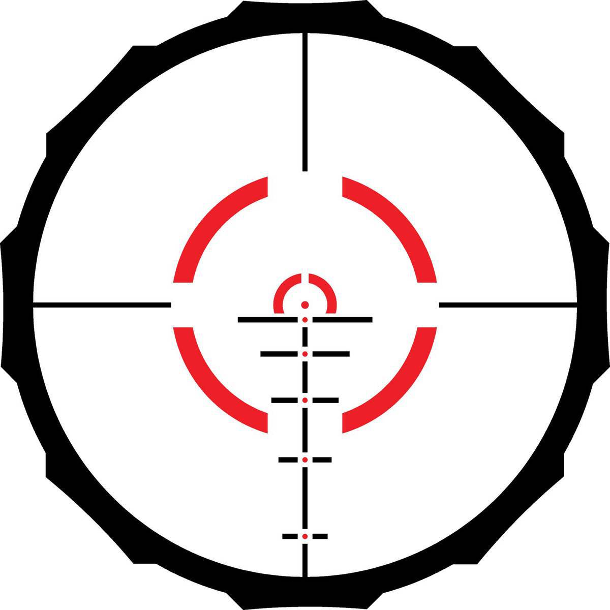 Crimson Trace Hardline Pro 1-6x24 BDC-COMP Illuminated Scope - Black Crimson Trace Hardline Pro 1-6x24 BDC-COMP Illuminated Scope - Black