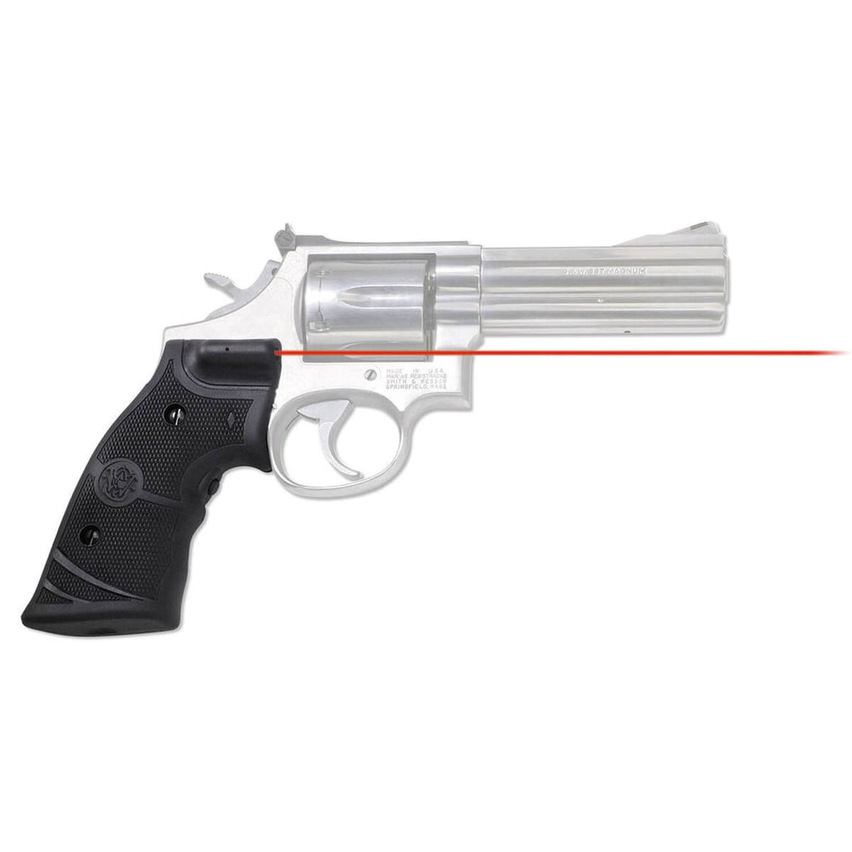 Crimson Trace LG-307 Lasergrips S&W K/L-Frame Square Butt Laser Sight - Red - Black Crimson Trace LG-307 Lasergrips S&W K/L-Frame Square Butt Laser Sight - Red - Black