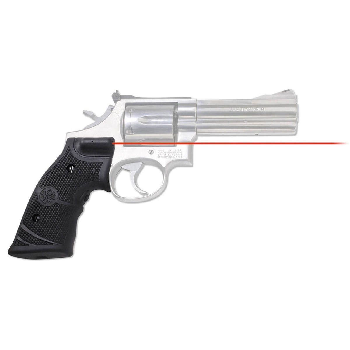 Crimson Trace LG-314 Lasergrips S&W N-Frame Round Butt Laser Sight - Red - Black Crimson Trace LG-314 Lasergrips S&W N-Frame Round Butt Laser Sight - Red - Black