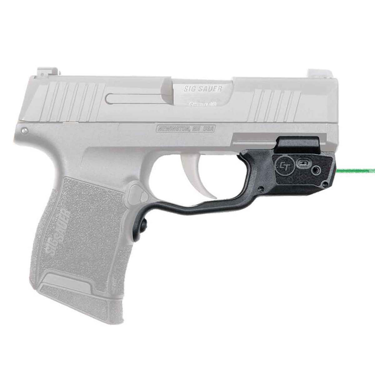 Crimson Trace LG-422G Laserguard Sig Sauer P365 Laser Sight - Green - Black Crimson Trace LG-422G Laserguard Sig Sauer P365 Laser Sight - Green - Black