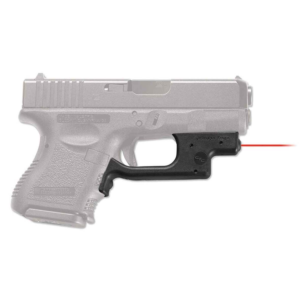 Crimson Trace LG-436 Laserguard Glock Compact/Subcompact Laser Sight - Red - Black Crimson Trace LG-436 Laserguard Glock Compact/Subcompact Laser Sight - Red - Black