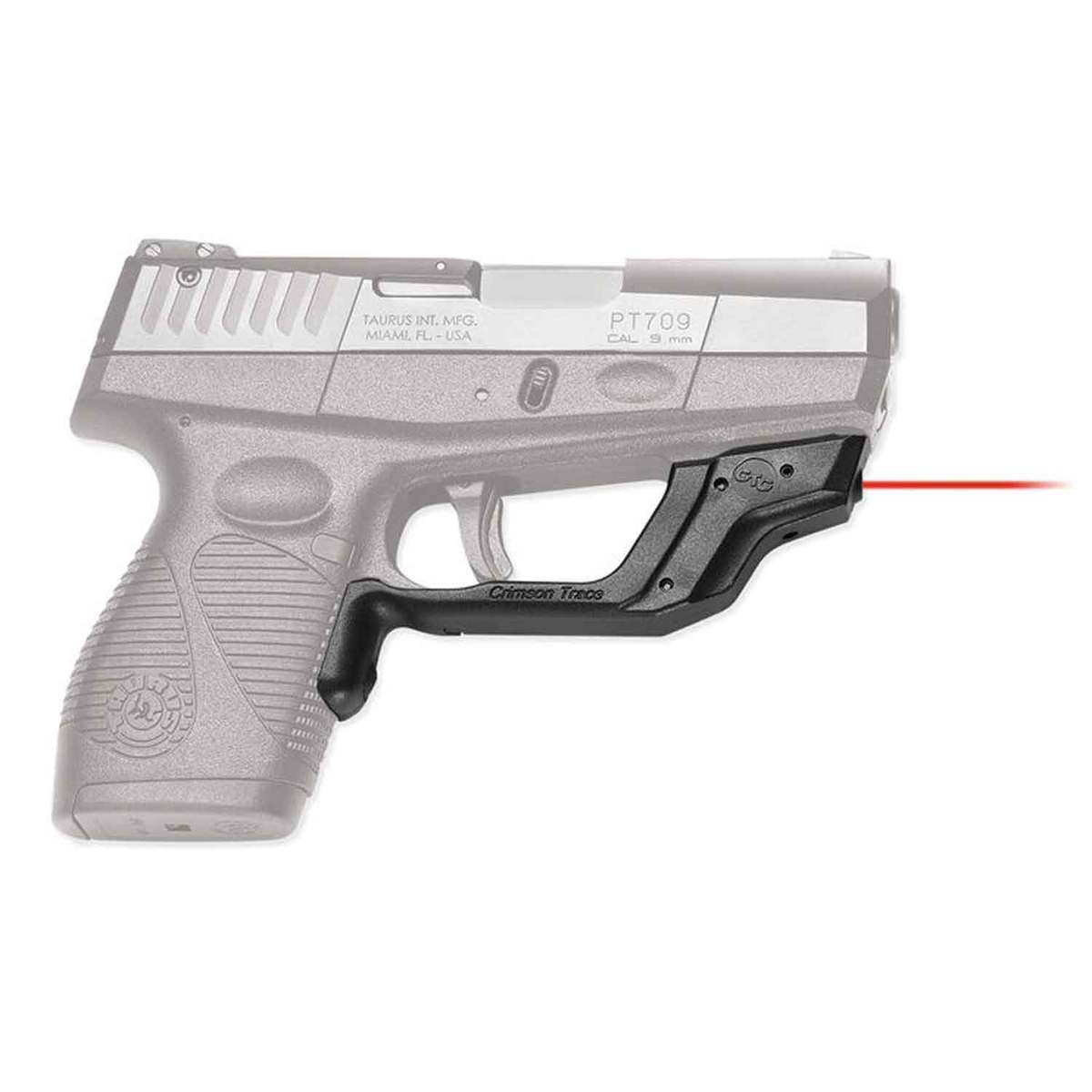 Crimson Trace LG-447 Laserguard Taurus Slim Laser Sight - Red - Black Crimson Trace LG-447 Laserguard Taurus Slim Laser Sight - Red - Black