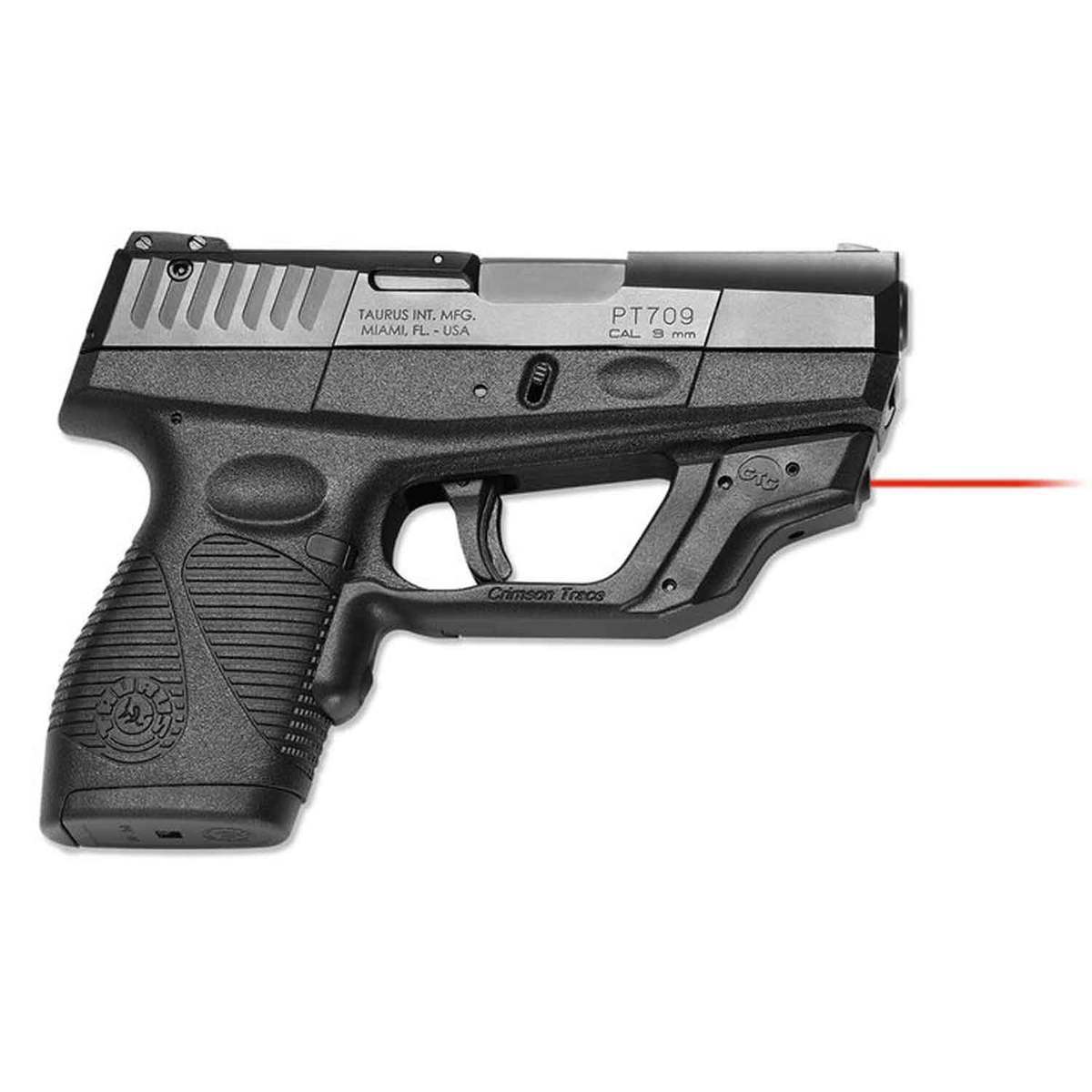 Crimson Trace LG-447 Laserguard Taurus Slim Laser Sight - Red - Black Crimson Trace LG-447 Laserguard Taurus Slim Laser Sight - Red - Black