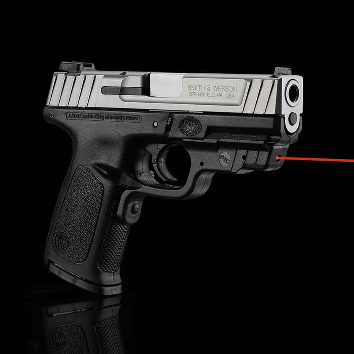 Crimson Trace LG-457 Laserguard Smith & Wesson SD/SD VE Laser Sight - Red - Black Crimson Trace LG-457 Laserguard Smith & Wesson SD/SD VE Laser Sight - Red - Black