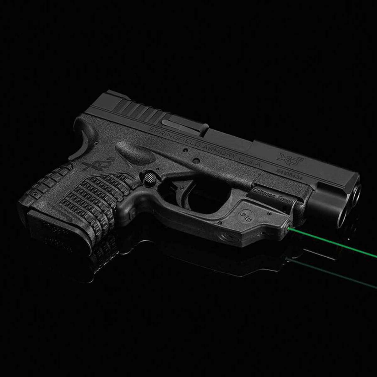 Crimson Trace LG-469G Laserguard Springfield Armory XD-S Laser Sight - Green - Black Crimson Trace LG-469G Laserguard Springfield Armory XD-S Laser Sight - Green - Black