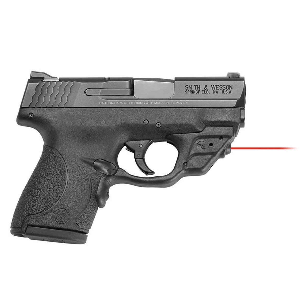 Crimson Trace LG-489 Laserguard Smith & Wesson M&P Shield/Shield M2.0 Laser Sight - Red - Black Crimson Trace LG-489 Laserguard Smith & Wesson M&P Shield/Shield M2.0 Laser Sight - Red - Black