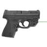 Crimson Trace LG-489G Laserguard Smith & Wesson M&P Shield/Shield M2.0 Laser Sight - Green - Black