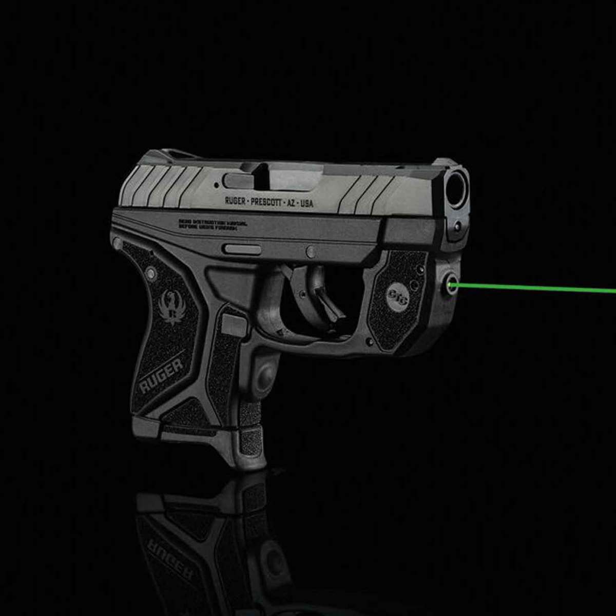 Crimson Trace LG-497G Laserguard Ruger LCP II Laser Sight - Green - Black Crimson Trace LG-497G Laserguard Ruger LCP II Laser Sight - Green - Black