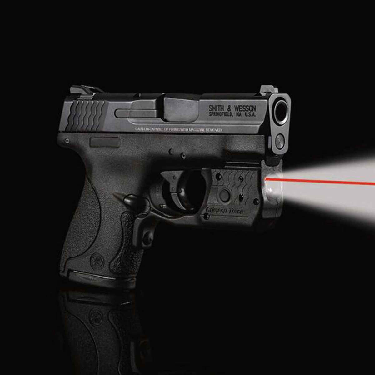 Crimson Trace LL-801 Laserguard Pro Smith & Wesson M&P Shield/Shield M2.0 Light And Laser Sight - Red - Black Crimson Trace LL-801 Laserguard Pro Smith & Wesson M&P Shield/Shield M2.0 Light And Laser Sight - Red - Black