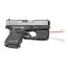 Crimson Trace LL-810 Laserguard Pro Glock Subcompact Light And Laser Sight - Red - Black