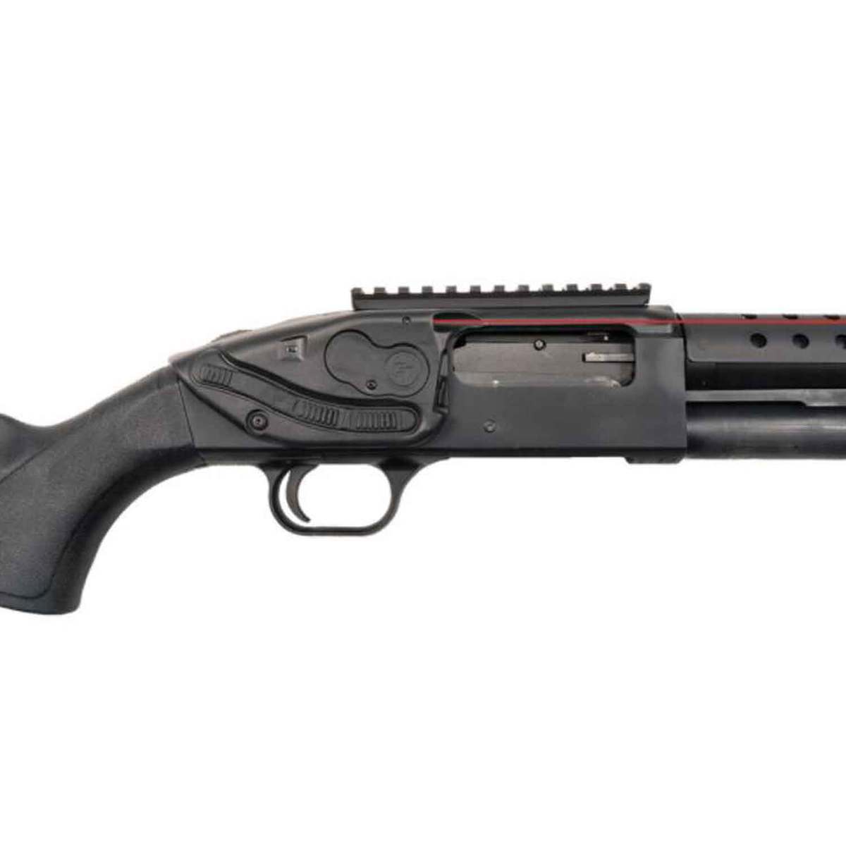 Crimson Trace LS-250 Lasersaddle Mossberg 12/20 Gauge Laser Sight - Red - Black Crimson Trace LS-250 Lasersaddle Mossberg 12/20 Gauge Laser Sight - Red - Black