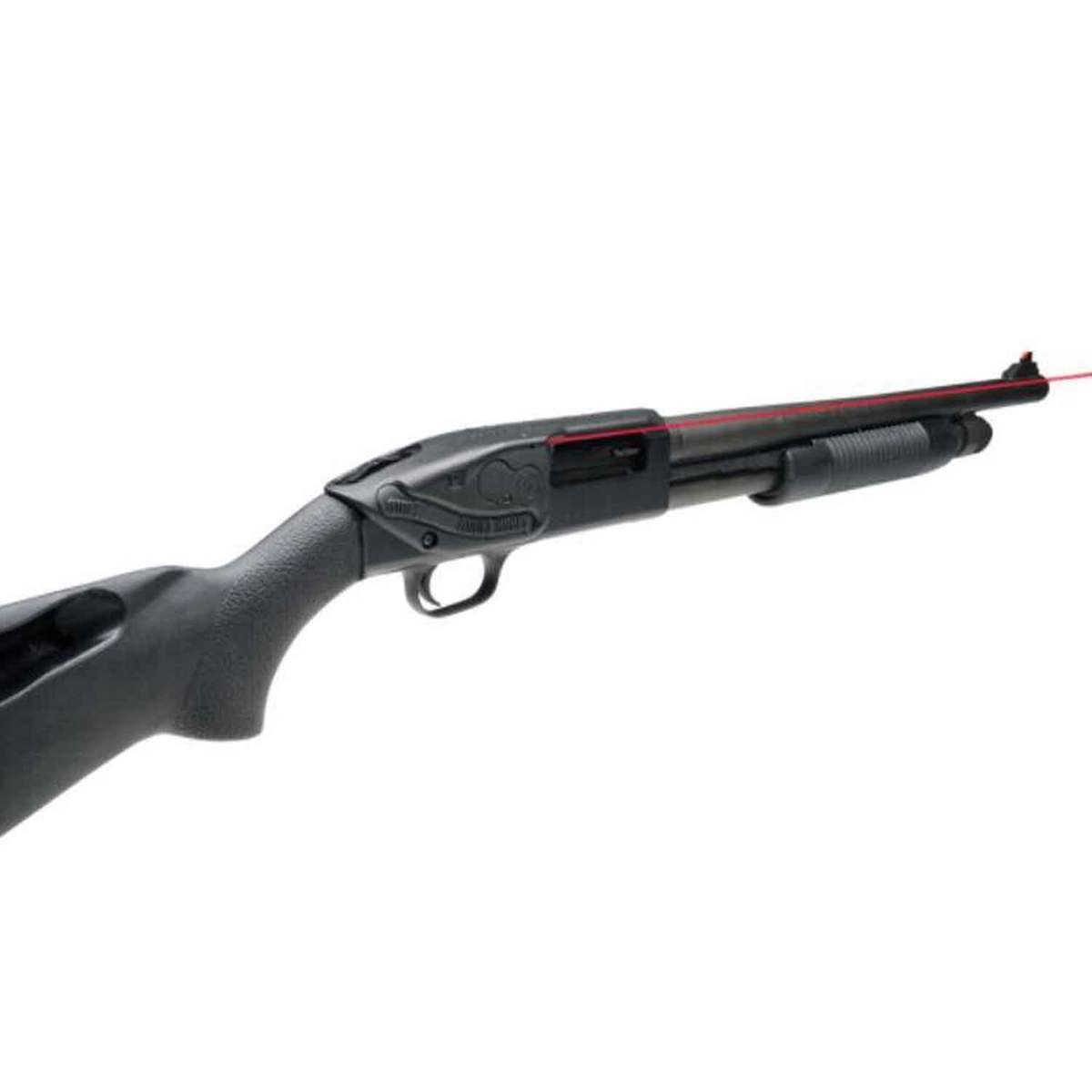 Crimson Trace LS-250 Lasersaddle Mossberg 12/20 Gauge Laser Sight - Red - Black Crimson Trace LS-250 Lasersaddle Mossberg 12/20 Gauge Laser Sight - Red - Black