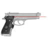Crimson Trace Mil-Spec Beretta 92/96/M9 Red Lasergrips - Black - Black