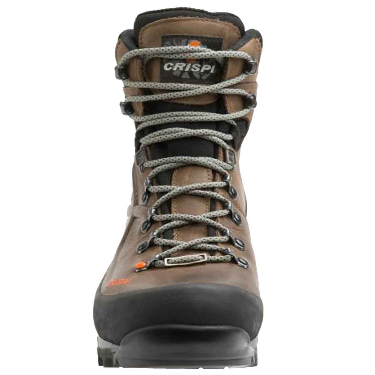 Crispi Men's Valdres Plus GTX Waterproof 8in Hiking Boots - Brown - 14 D - Brown 14 Crispi Men's Valdres Plus GTX Waterproof 8in Hiking Boots - Brown - 14 D - Brown 14