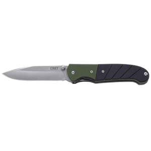 CRKT Ignitor 3.38 inch Assisted Folding Knife - Black/Green