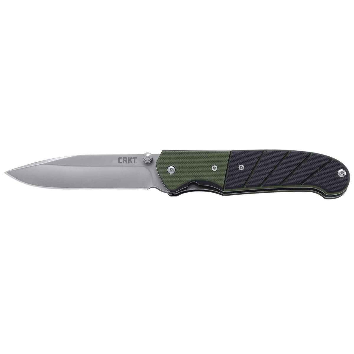CRKT Ignitor 3.38 inch Assisted Folding Knife - Black/Green - Black/Green CRKT Ignitor 3.38 inch Assisted Folding Knife - Black/Green - Black/Green