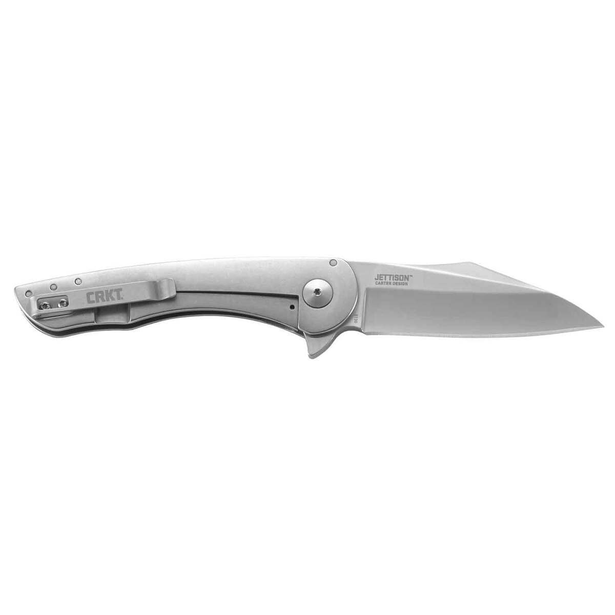 CRKT Jettison 3.26 inch Folding Knife - Stainless Steel CRKT Jettison 3.26 inch Folding Knife - Stainless Steel