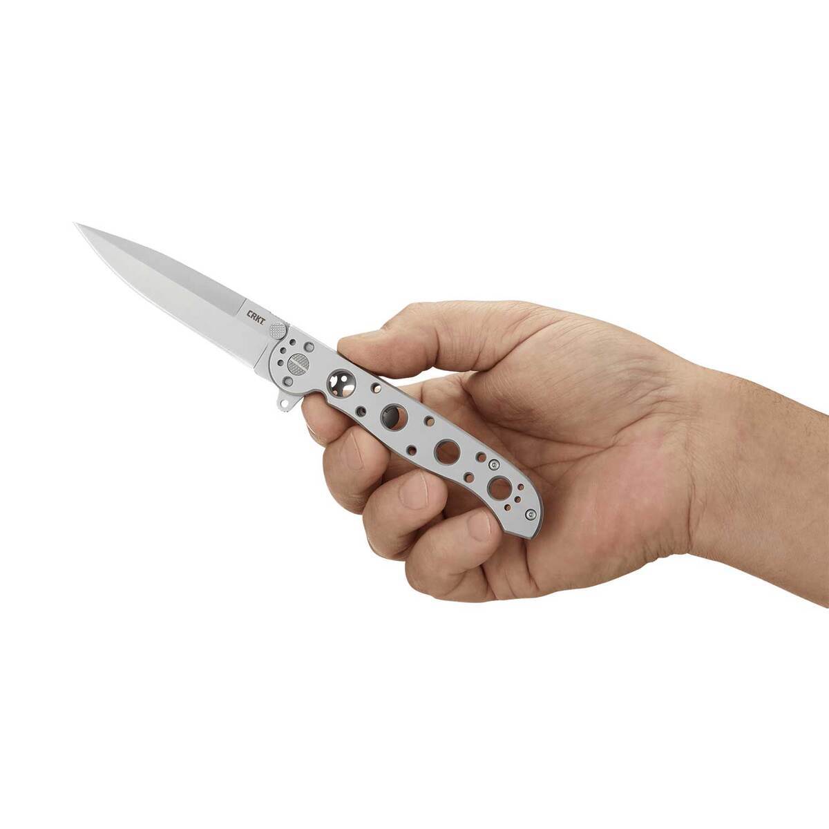 CRKT M16-03SS 3.54 inch Folding Knife - Silver - Silver CRKT M16-03SS 3.54 inch Folding Knife - Silver - Silver