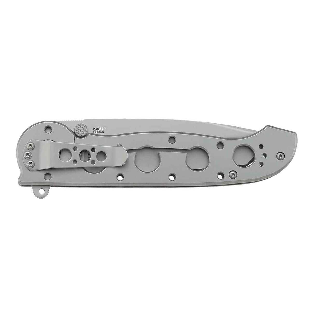 CRKT M16-04SS 3.89 inch Folding Knife - Silver - Silver CRKT M16-04SS 3.89 inch Folding Knife - Silver - Silver