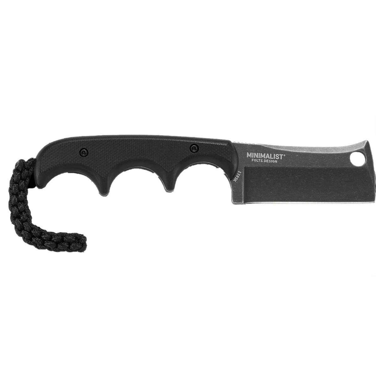 CRKT Minimalist Cleaver 2.13 inch Fixed Blade Knife - Black CRKT Minimalist Cleaver 2.13 inch Fixed Blade Knife - Black