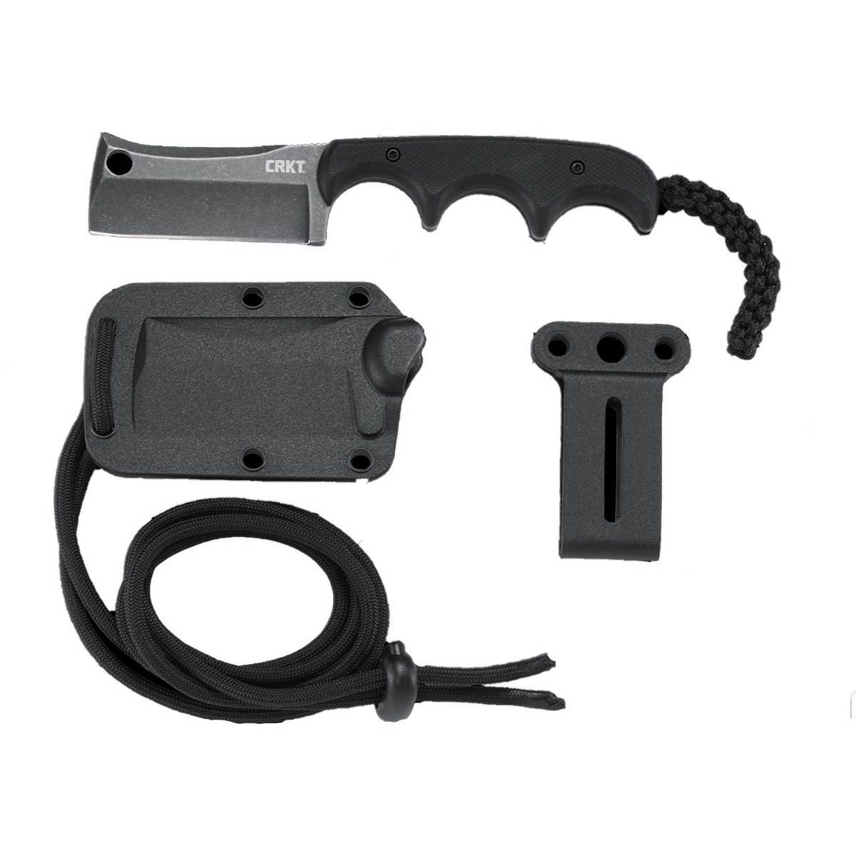 CRKT Minimalist Cleaver 2.13 inch Fixed Blade Knife - Black CRKT Minimalist Cleaver 2.13 inch Fixed Blade Knife - Black