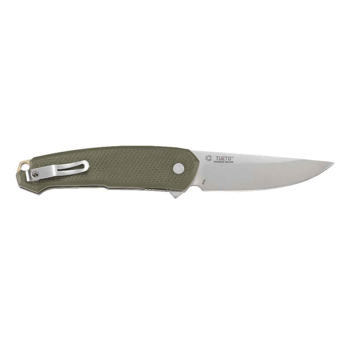 CRKT Tueto 3.28 inch Folding Knife - Olive CRKT Tueto 3.28 inch Folding Knife - Olive
