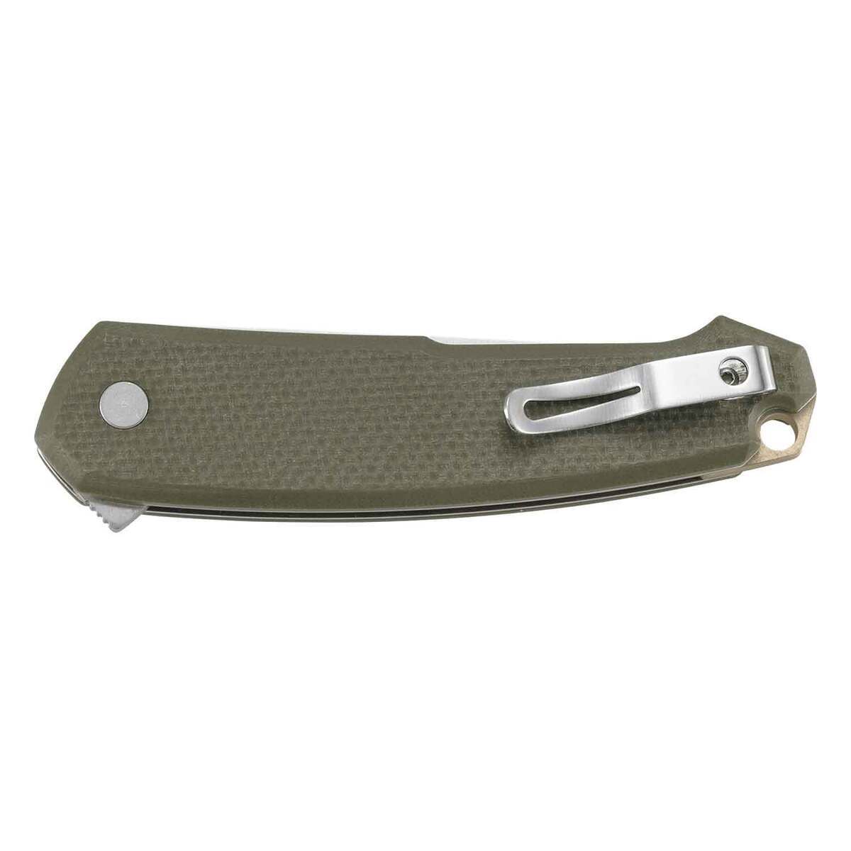 CRKT Tueto 3.28 inch Folding Knife - Olive CRKT Tueto 3.28 inch Folding Knife - Olive
